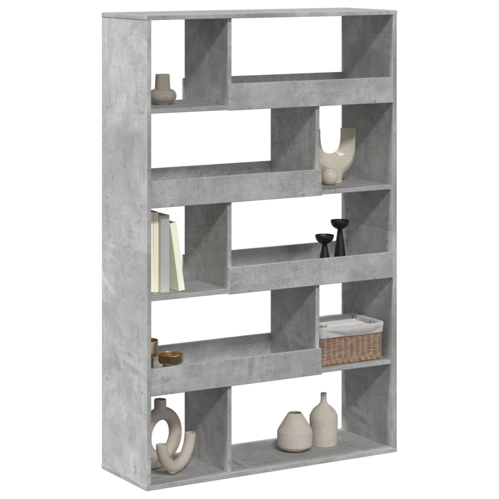 Libreria Grigio Cemento 100x33x156,5 cm in Truciolato 3309495