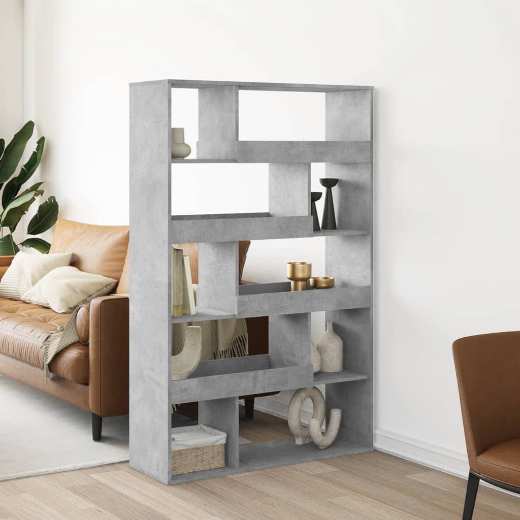 Libreria Grigio Cemento 100x33x156,5 cm in Truciolato 3309495