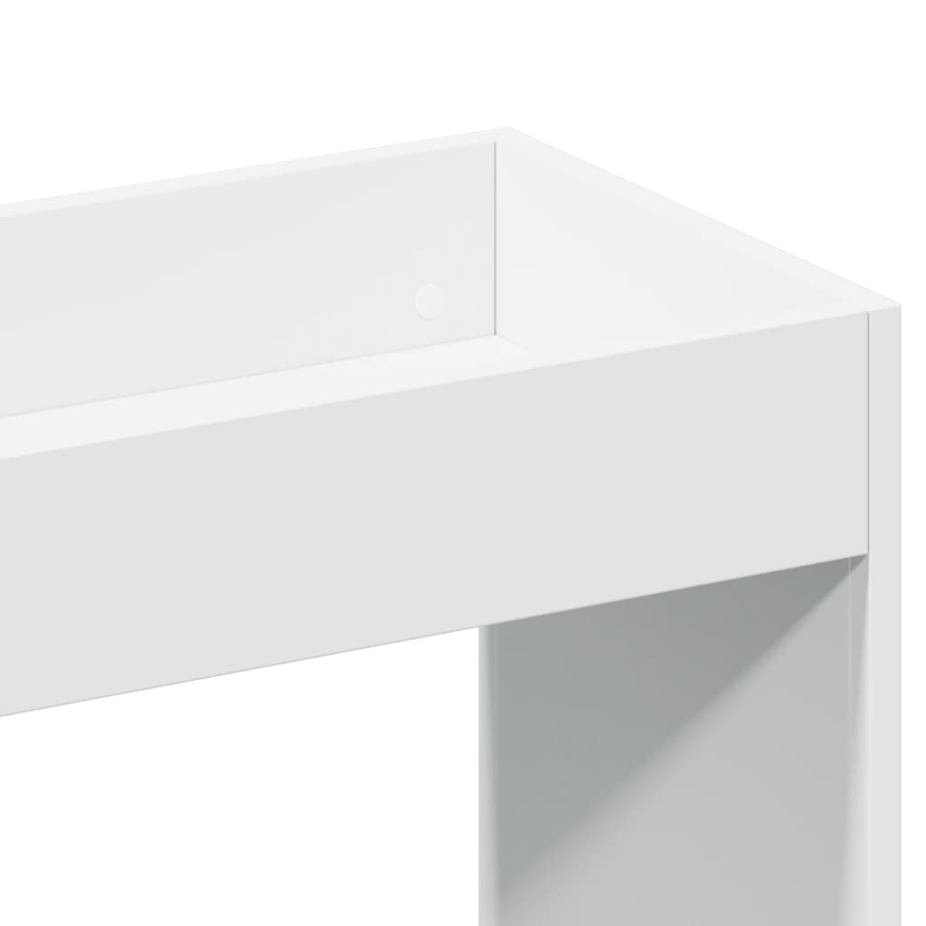 Credenza Bianca 92x33x180 cm in Legno Multistrato 3309618