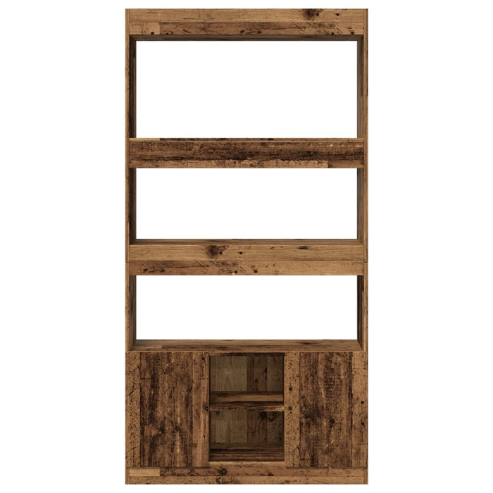 Credenza Legno Antico 92x33x180 cm in Legno Multistrato 3309625