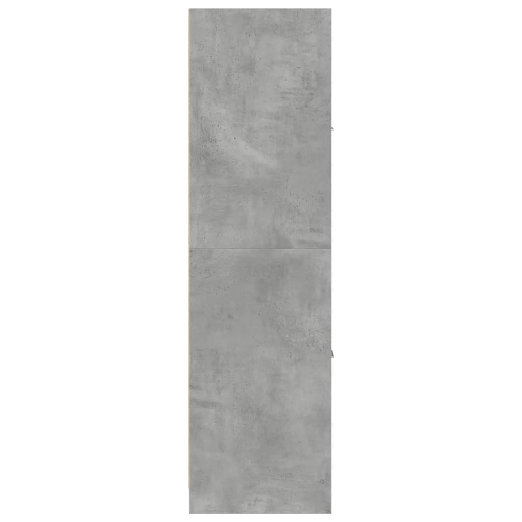 Armadietto da Farmacia Grigio Cemento 40x41x144,5 cm Truciolato 3309639