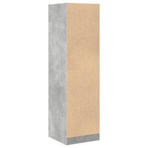 Armadietto da Farmacia Grigio Cemento 40x41x144,5 cm Truciolato 3309639