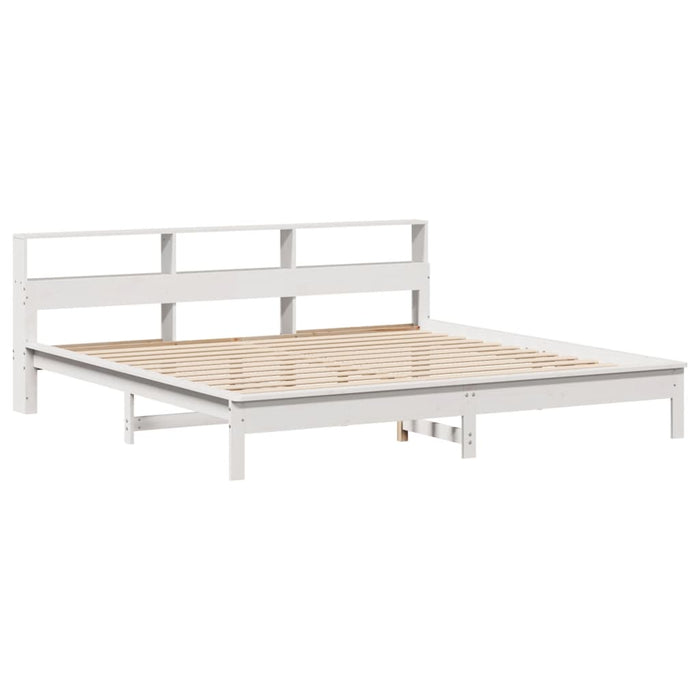 Letto senza Materasso Bianco 180x200 cm Legno Massello di Pino 3309729