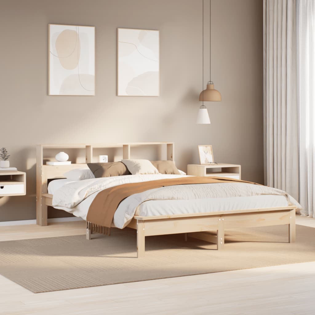 Letto senza Materasso 150x200 cm in Legno Massello di Pino 3309734