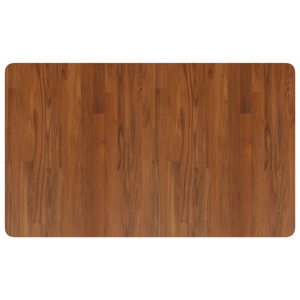 Banco Lavoro Marrone Scuro 100x60x(71,5-98) cm Legno di Rovere 3309703