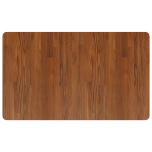 Banco Lavoro Marrone Scuro 100x60x(71,5-98) cm Legno di Rovere 3309703