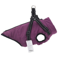 Cappotto Cani Imbracatura Impermeabile Riflettente Viola L 4019903