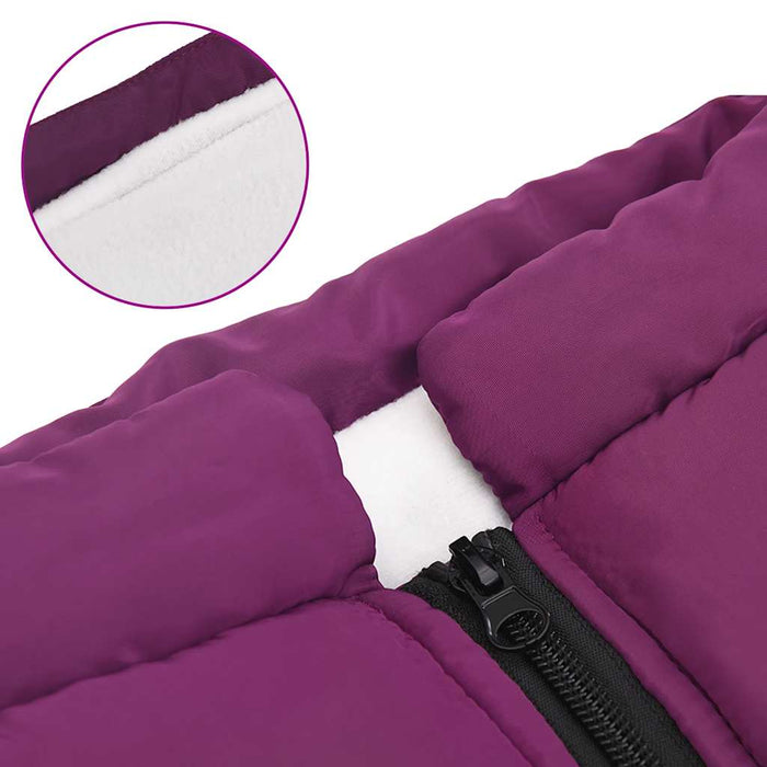 Cappotto Cani Imbracatura Impermeabile Riflettente Viola 3XL 4019906