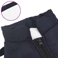 Cappotto Cani Imbracatura Impermeabile Riflettente Blu Navy M 4019914