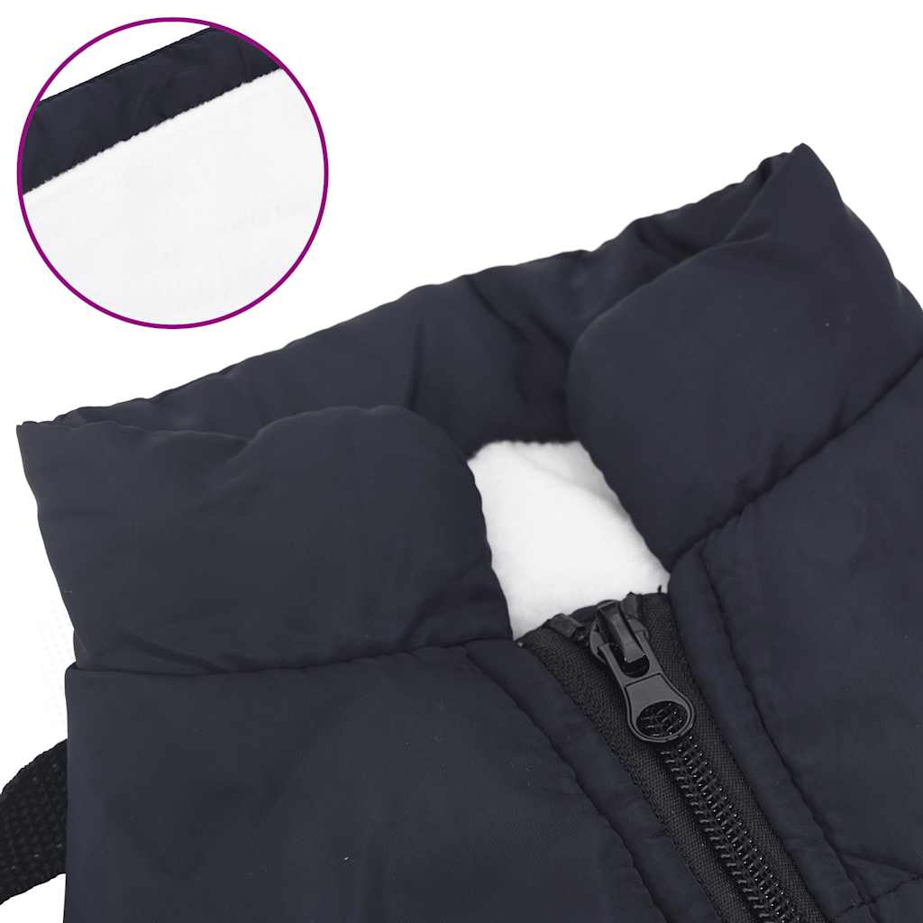 Cappotto Cani Imbracatura Impermeabile Riflettente Blu Navy L 4019915