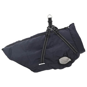 Cappotto Cani Imbracatura Impermeabile Riflettente Blu Navy 4XL 4019919