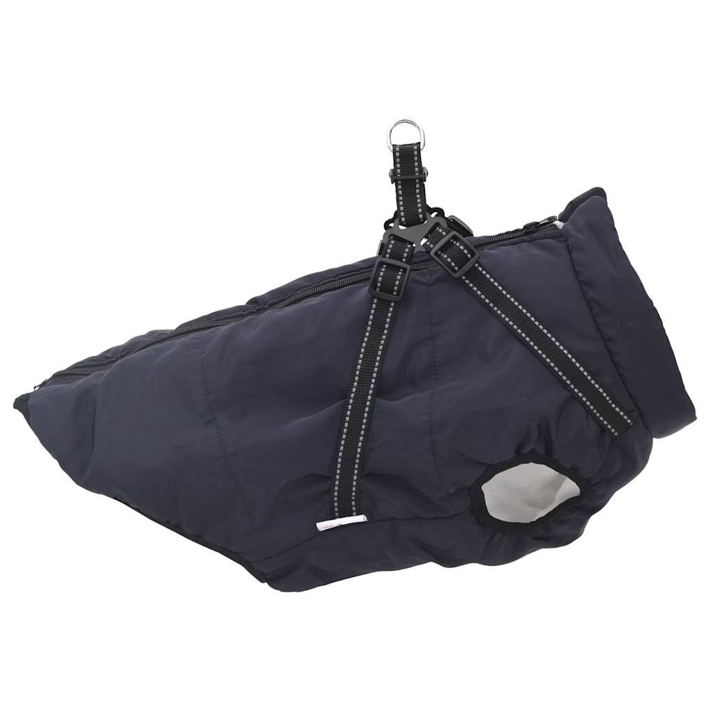 Cappotto Cani Imbracatura Impermeabile Riflettente Blu Navy 6XL 4019921