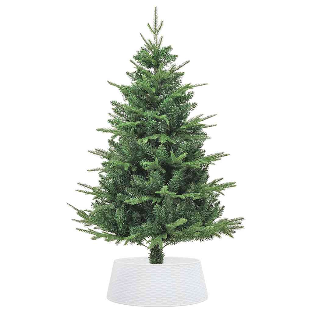 Gonna per Albero di Natale Bianca Ø65x23 cm in Plastica 4019954