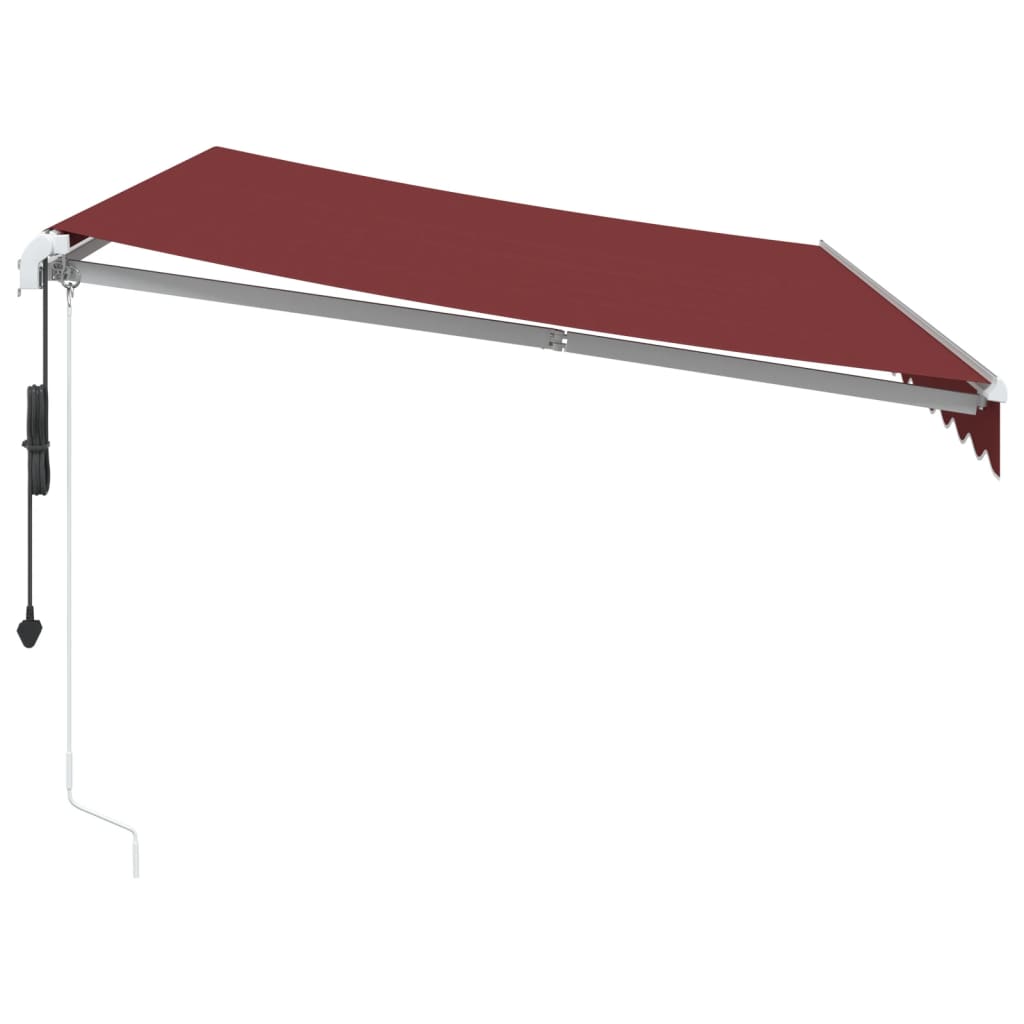 Tenda da Sole Retrattile Automatica Bordò 350x250 cm 3310183