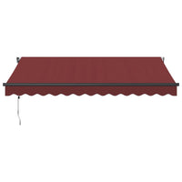 Tenda da Sole Retrattile Automatica Bordò 350x250 cm 3310184