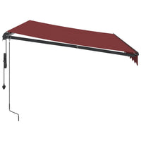 Tenda da Sole Retrattile Automatica Bordò 350x250 cm 3310184