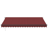 Tenda da Sole Retrattile Automatica Bordò 450x300 cm 3310191