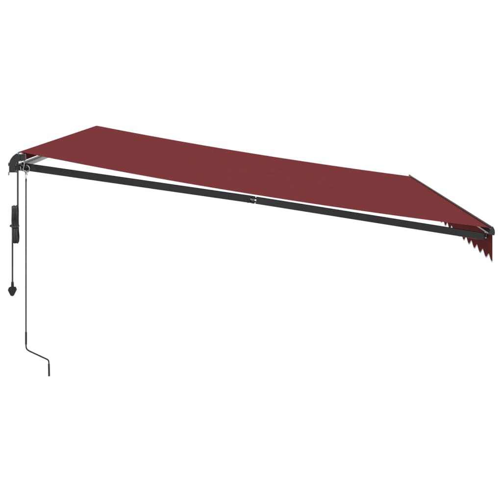 Tenda da Sole Retrattile Automatica Bordò 450x300 cm 3310191