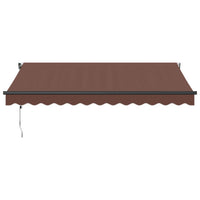 Tenda da Sole Retrattile Automatica Marrone 350x250 cm 3310206