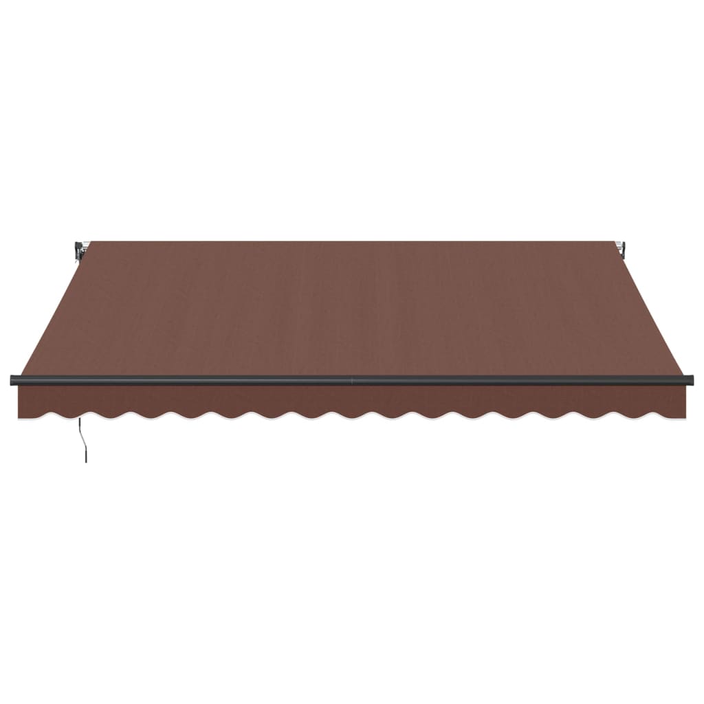 Tenda da Sole Retrattile Automatica con LED Marrone 400x300 cm 3310211