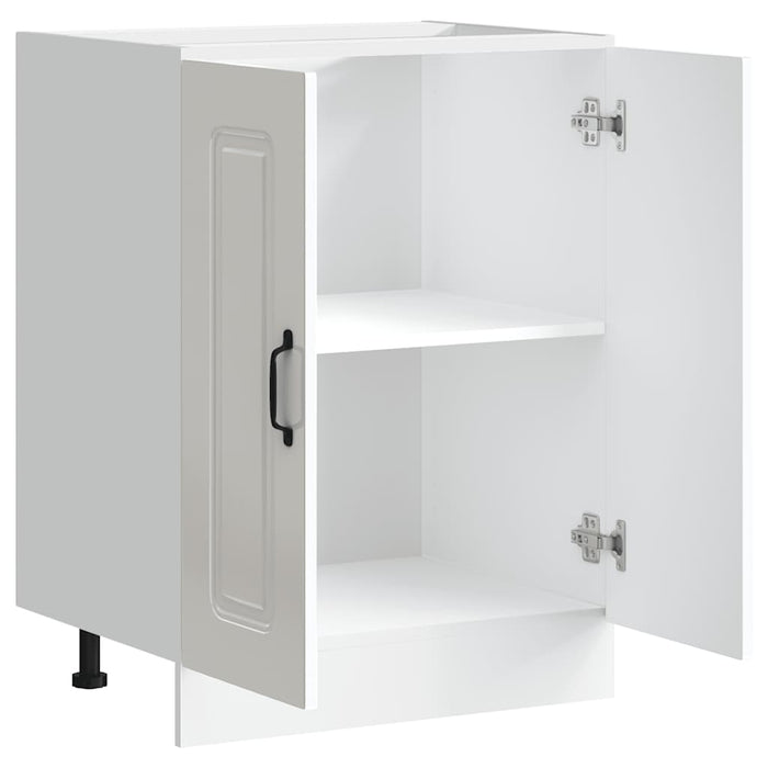 Mobile base lavello Kalmar Bianco Lucido 60x46x81,5 cm 853439