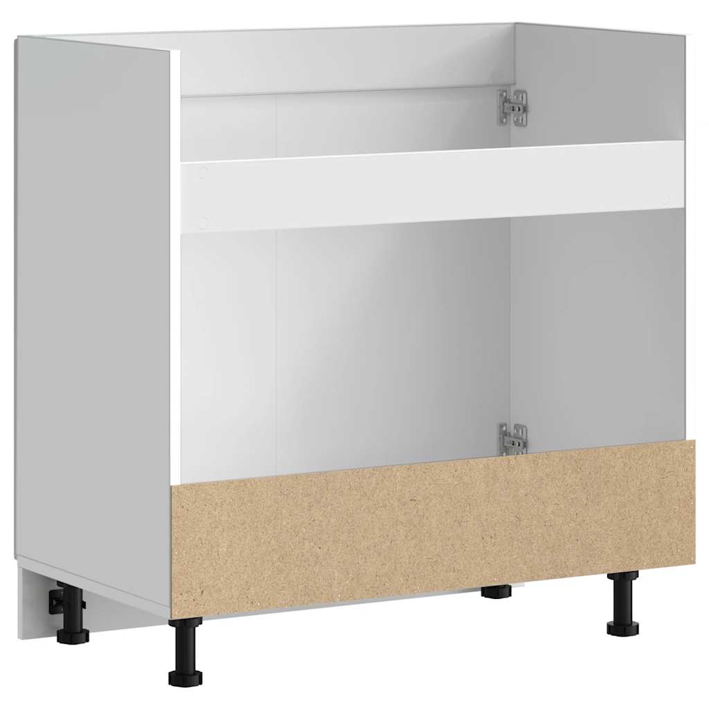 Mobile base lavello Kalmar Bianco 80x46x81,5 cm in Truciolato 853447