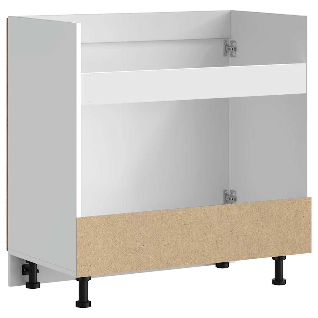 Mobile base lavello Kalmar Bianco Lucido 80x46x81,5 cm 853449