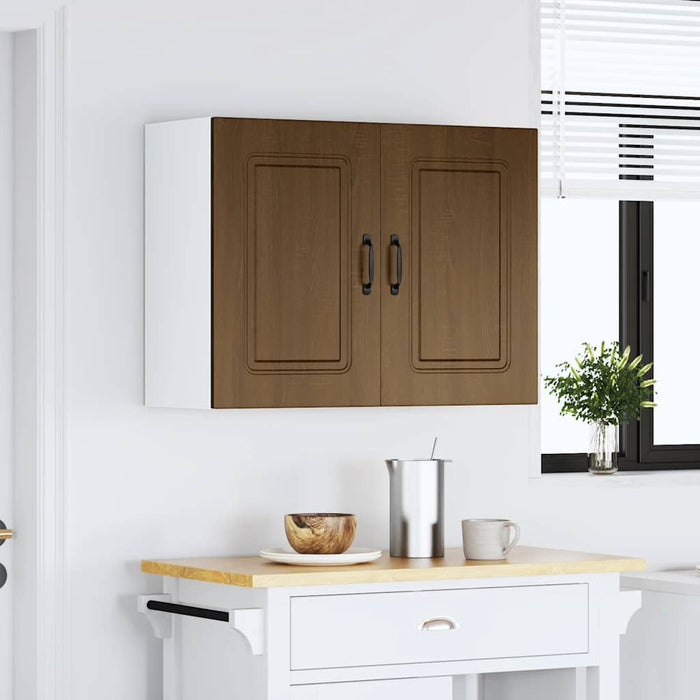 Pensile da Cucina Kalmar Rovere Marrone in Legno Multistrato 853594