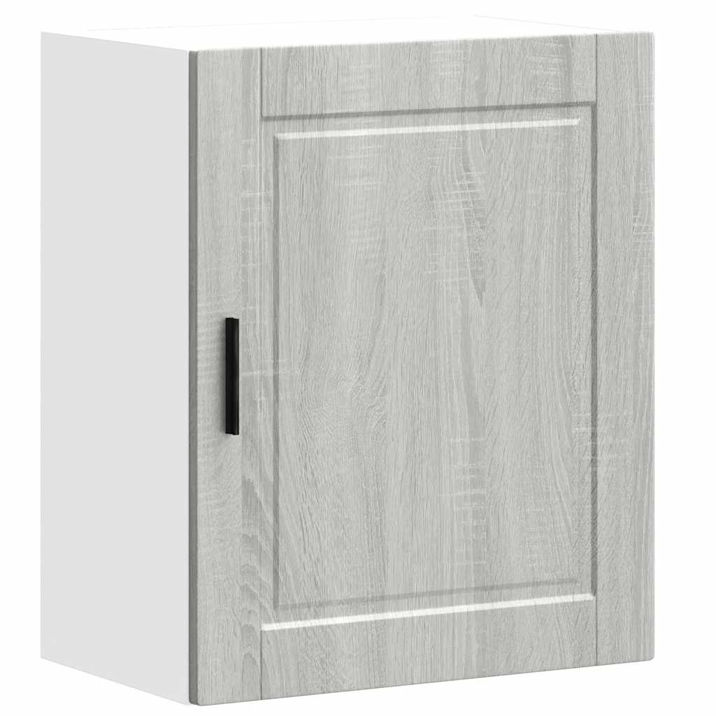 Pensili da Cucina 2 pz Porto Grigio Sonoma in Legno Multistrato 854050