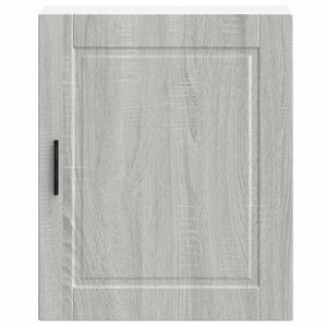 Pensili da Cucina 2 pz Porto Grigio Sonoma in Legno Multistrato 854050