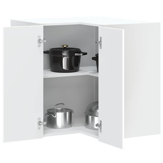 Pensile da Cucina ad Angolo Porto Bianco in Legno Multistrato 854097