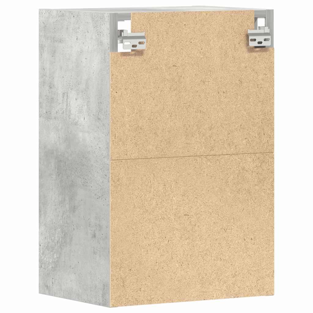 Mobile Pensile Grigio Cemento 40x29,5x60 cm Legno Multistrato 854178