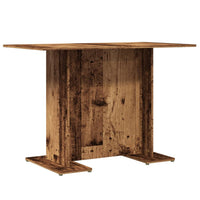 Tavolo da Pranzo Legno Antico 110x60x75 cm in Legno Multistrato 855808