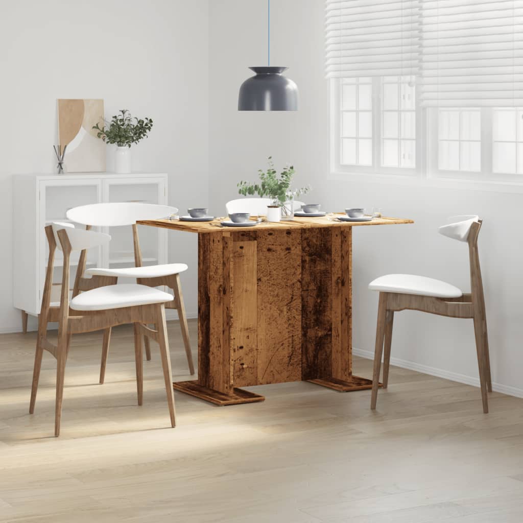 Tavolo da Pranzo Legno Antico 110x60x75 cm in Legno Multistrato 855808