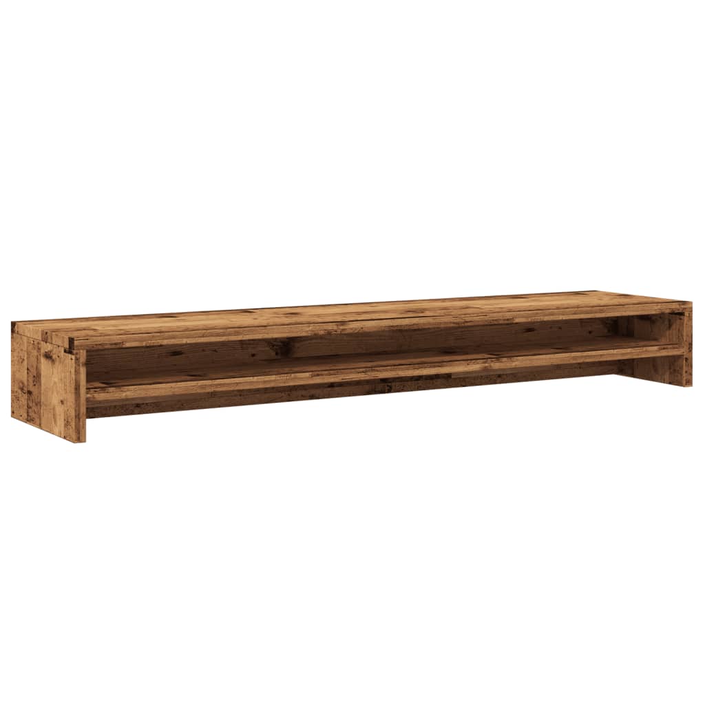 Supporto per Monitor Legno Antico 100x24x13cm Legno Multistrato 855824