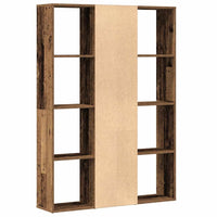 Libreria/Divisorio Legno Vecchio 100x24x140 cm in Truciolato 855842