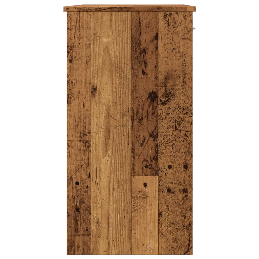 Scrivania Legno Antico 80x40x75 cm in Truciolato 855992