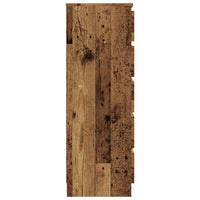 Cassettiera Legno Antico 60x36x103 cm in Legno Multistrato 855996