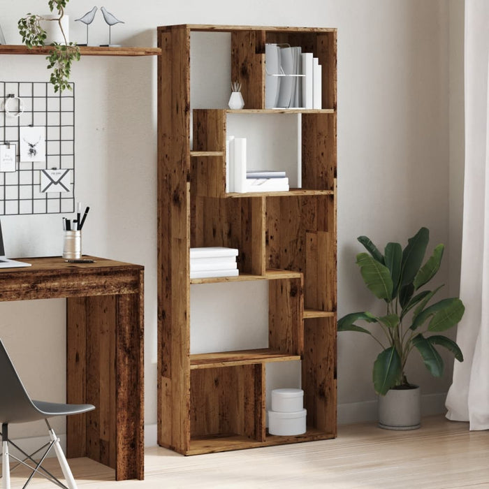 Libreria Legno Antico 67x24x161 cm in Truciolato 856014