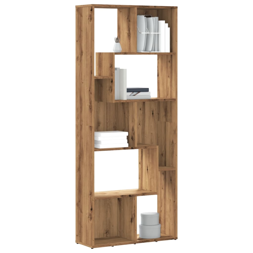 Libreria Rovere Artigianale 67x24x161 cm in Truciolato 856015