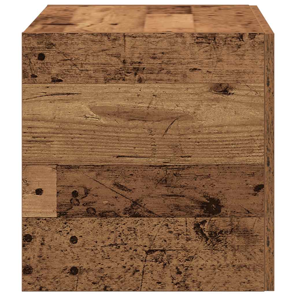 Armadietto da Parete Legno Antico 80x39x40 cm in Truciolato 856028