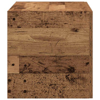 Armadietto da Parete Legno Antico 80x39x40 cm in Truciolato 856028