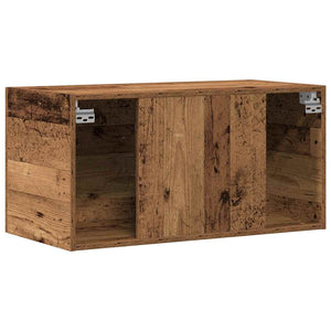 Armadietto da Parete Legno Antico 80x39x40 cm in Truciolato 856028