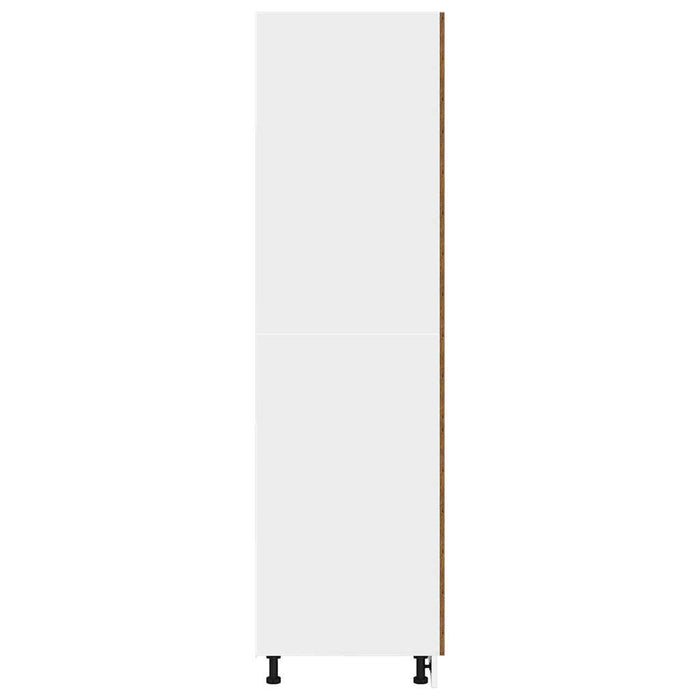 Armadio per Frigo Legno Antico 60x57x207 cm in Truciolato 856125