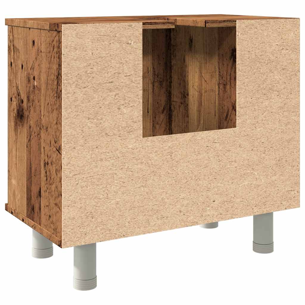 Mobile da Bagno Legno Antico 60x32x53,5 cm in Legno Multistrato 856144