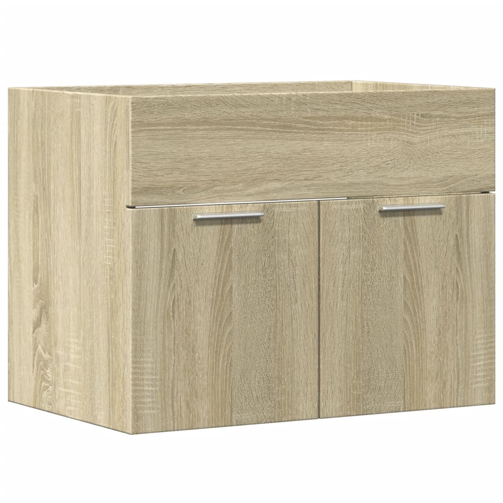 Mobile Sottolavabo Rovere Sonoma 60x38,5x46cm Legno Multistrato 856207