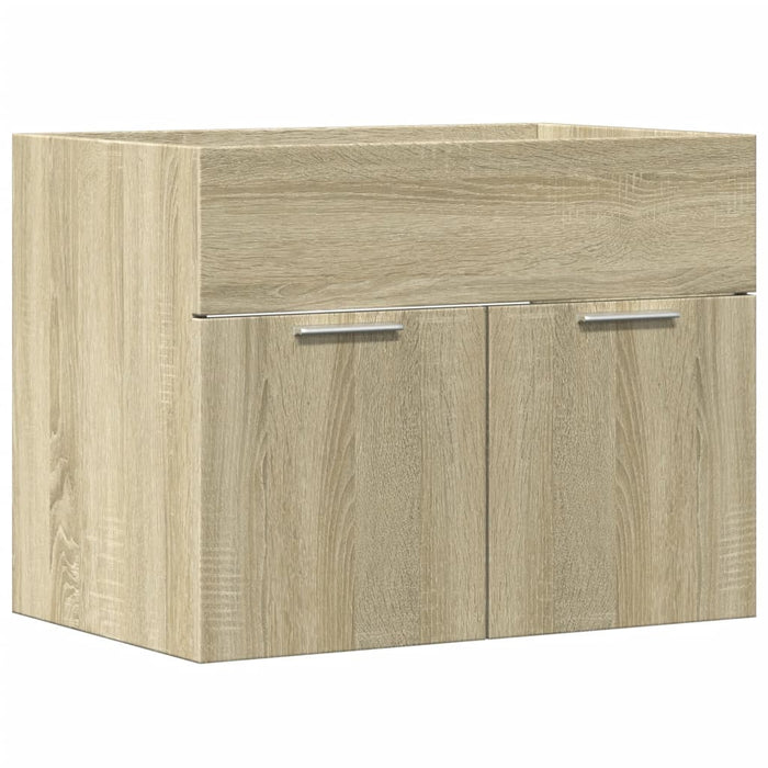 Mobile Sottolavabo Rovere Sonoma 60x38,5x46cm Legno Multistrato 856207