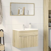 Mobile Sottolavabo Rovere Sonoma 60x38,5x46cm Legno Multistrato 856207