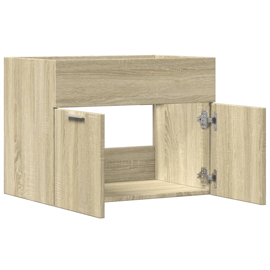 Mobile Sottolavabo Rovere Sonoma 60x38,5x46cm Legno Multistrato 856207