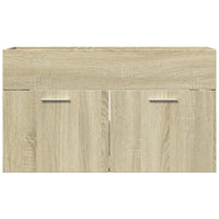 Mobile Sottolavabo Rovere Sonoma 80x38,5x46cm Legno Multistrato 856209